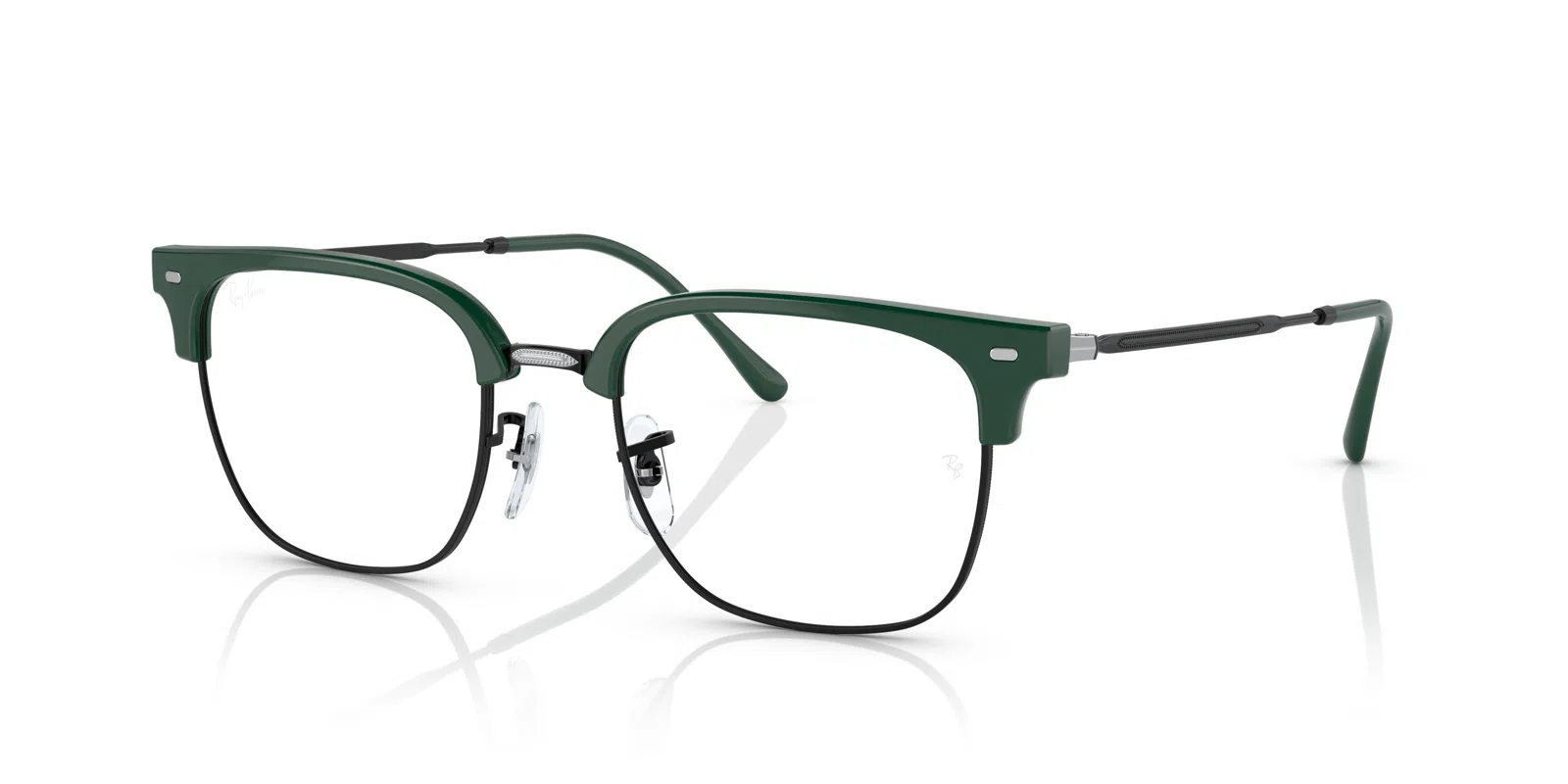 Ray-Ban New Clubmaster 7216 Eyeglasses - Blue On Gunmetal - view 55
